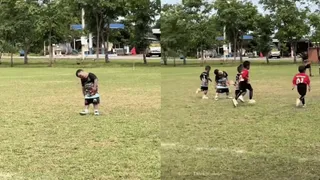 Video Of Little Boy Sleeping Amid Football Game Goes Viral; Netizens Call His ‘Need For Sleep’ Relatable